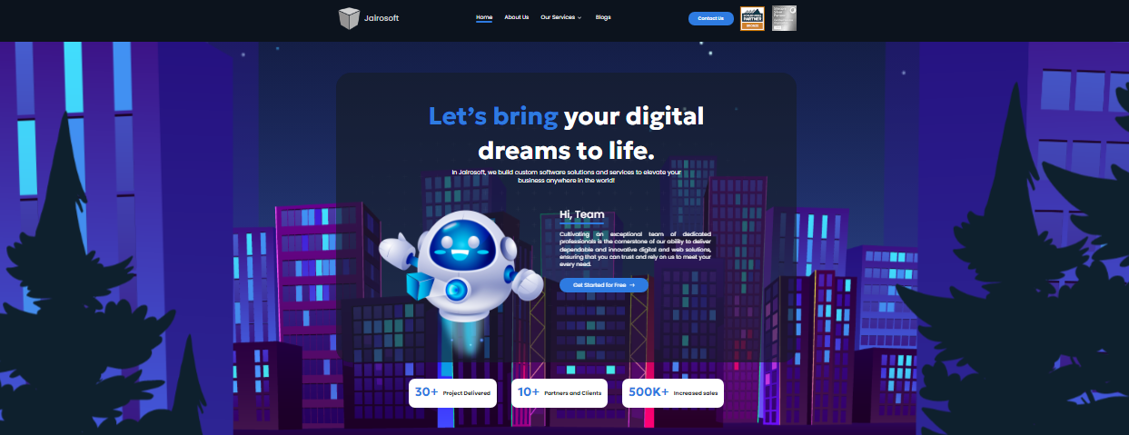 Jairosoft, Inc. interface preview